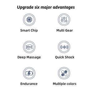 Pistola masajeadora muscular de fascia profunda inalámbrica recargable portátil Mini herramienta de masaje corporal de vibración de percusión reutilizable cómoda - Product Image 2