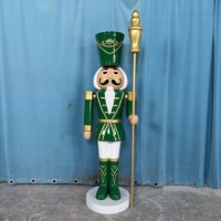 Grand Casse-Noisette Artisanal en Résine pour Noël, Casse-Noisette Géant de Noël, Grand Casse-Noisette d'Extérieur 180cm 210cm 240cm