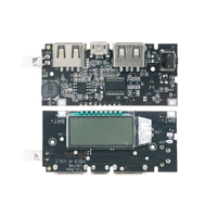 Module de batterie externe au lithium 18650 avec écran LCD, double USB 5V 1A 2.1A, carte PCB de charge rapide pour alimentation mobile DIY