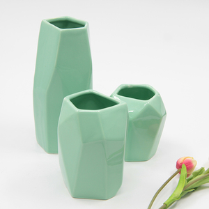 2023 Handmade Chinese Tabletop <strong>Mini</strong> Geometric Ceramic <strong>Vases</strong> - Product Image 4