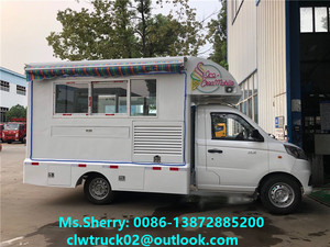 Meilleure vente de camions distributeurs automatiques de nourriture mobiles FOTON 4*2 <span class=keywords><strong>camion</strong></span> fourgonnette de nourriture pour café - Product Image 2