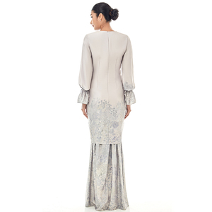 Kebaya Abaya ชุดเดรสมุสลิมสำหรับผู้หญิง,เสื้อผ้าแฟชั่นสไตล์ปากีสถานประดับเลื่อมสวยงาม-ขายส่ง-Malays - Product Image 2