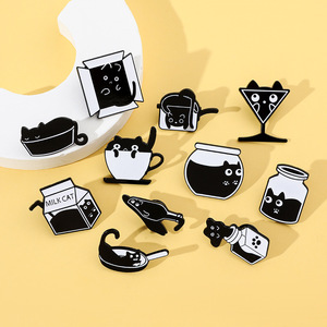 Venta directa de fábrica Más <span class=keywords><strong>3000</strong></span> Estilos Stock Venta al por mayor Cute Animal Cat Panda Esmalte Pins Moda Metal Craft para Angel Cross - Product Image 4