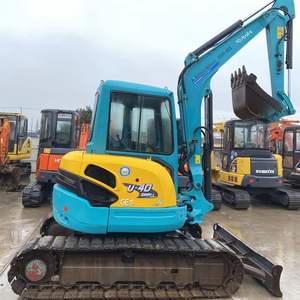 รถขุดขนาดเล็ก 4 ตัน ประสิทธิภาพสูง รุ่น Kubota U40-3S แบบ Zero Tail Swing สำหรับงานในเขตเมือง - Product Image 1