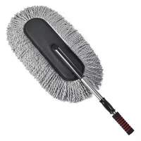 Brosse de nettoyage de voiture rétractable améliorée, en microfibre, pour dépoussiérer, brosse de nettoyage extensible, prix bas, dépoussiéreur de voiture populaire