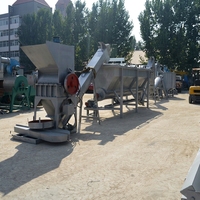 Ligne de recyclage et de broyage de bouteilles PET, machine de recyclage de flocons de bouteilles PET avec machine de déshydratation