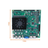 Motherboard Mini-ITX Hemat Energi I5 6200U 7200U DDR4 RAM Maks 16GB M.2 SATA Triple Display VGA LVDS 4USB 17*17CM WIFI 4G 5G