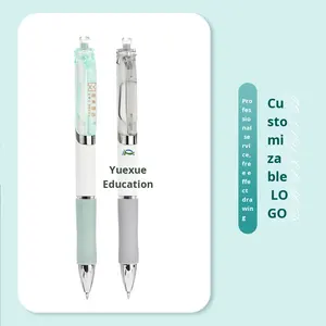 Schreibwaren Moran Kundenspezifischer Gelstift 0,5mm Einziehbarer Kunststoff-Gelstift PC033 für Büro & Schule Logoaufdruck Möglich - Product Image 2