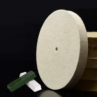 Tampon de polissage en laine pour le métal, le plastique, les bijoux et les miroirs, tampon en feutre pour outils rotatifs Dremel