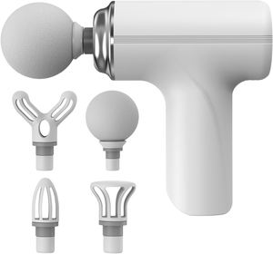 Pistolet de massage mini ultra-portable de haute qualité, pression puissante de 15 kg, amplitude profonde de 6 mm, batterie longue durée de 36 jours, corps et tête - Product Image 1