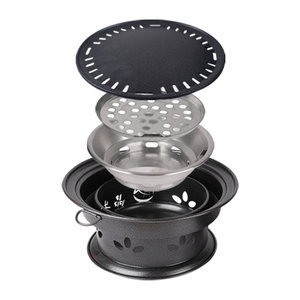 Pinnovo-Parrilla de barbacoa de carbón para exteriores, parrilla de mesa portátil para interior comercial, horno de barbacoa, estufa coreana para mesa - Product Image 6