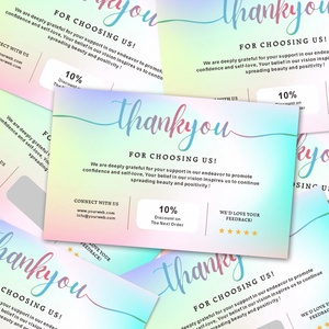 Free Design Thank You <b>Scratch</b> Card Custom Win Discount Offers Digital Printing <b>Scratch</b> Paper Card for Europe - Product Image 1