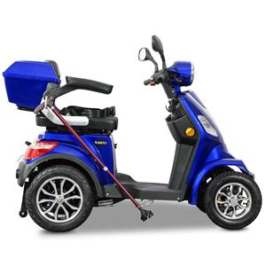 Meilleure qualité 150 Kg capacité de charge 4 roues mobilité Scooter électrique E-Quad 25 V.2 avec batterie au plomb bleu - Product Image 4