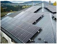 Alecter APH-P64 Innovador Panel Solar Monocristalino de Silicio Totalmente Negro de 450W-500W con Certificación TUV, Cargador con Más del 21% de Eficiencia para Emergencias