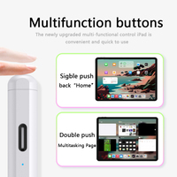 Stylet pour iPad à commande tactile supérieure, en aluminium de qualité professionnelle, pour le dessin et la conception graphique, crayon numérique dédié, personnalisation de la marque