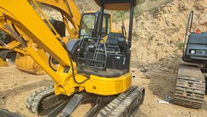 Gran oferta usada Komatsu PC35MR 3 toneladas excavadora sobre orugas Mini excavadoras de segunda mano originales japonesas buen precio incluye engranaje de motor - Product Image 6