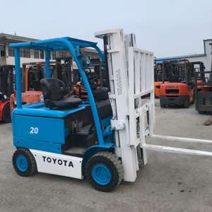 Chariot élévateur électrique d'occasion à bas prix, importé du Japon, 6M, 2t, mini, avec batterie lithium-ion, transmission 4x4, à vendre - Product Image 3