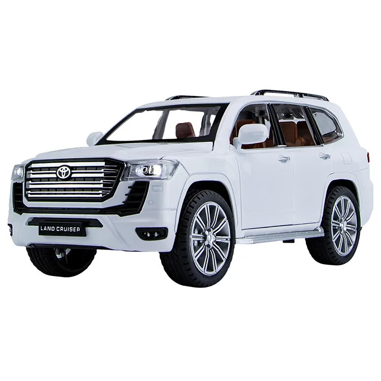 1/24 Alloy Suv Car Toys Diecast Model Simulation LC300 Land Cruiser Cars Diecast Cars New Model