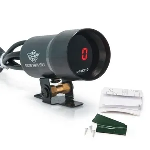 ADDCO - EPMAN Micro <span class=keywords><strong>Digital</strong></span> All Electronic Rev Counter/Tachometer Gauge/Rev Counter Gauge,3/4/6/8 Cyl, 37mm pour honda EP37BKRPM - Product Image 1