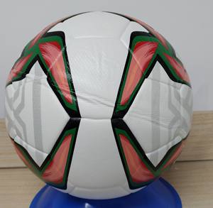 Balón de fútbol profesional de PU para uso en interiores/exteriores, logotipo personalizable, alta calidad, tamaño 5 - Product Image 1