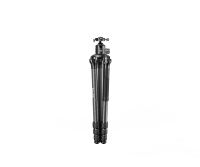 Trépied de chasse en fibre de carbone Manbily MT-364+BH-PA02, robuste, diamètre du tube 36 mm, avec rotation à 360° °   Rotule pour la photographie en extérieur et la caméra