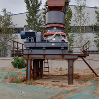 Trituradora de Cono Hidráulica de Un Solo Cilindro HST con Caja de Engranajes Controlada por PLC para Procesamiento de Mineral, Estable y Consistente en Roca Dura