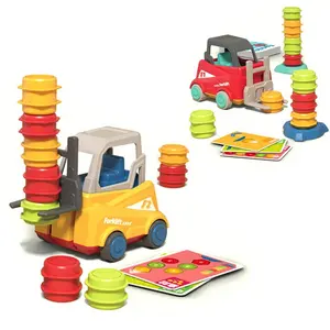 New early educational with forklift Color cognition set stacking game learning toys for kids educational games