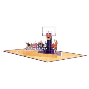 Carte de vœux 3D pop-up sur le thème du basketball pour garçons, hommes, cadeau pour les fans de sport, anniversaire - Product Image 4