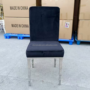 Mới Tùy chỉnh màu sắc khác nhau nhung khác nhau thép không gỉ tre chân giải trí ghế ăn - Product Image 5