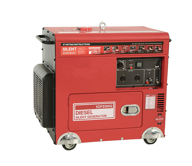 Low Price 5kVA diesel Generator 5000W Portable Silent air Cooled Small Efficient Power Set for Home Construction Outdoor Use