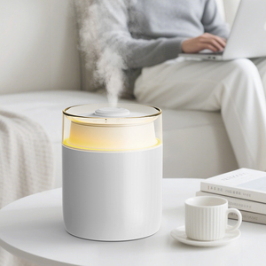 Humidificador Ultrasónico Eléctrico de 3.5L con Atomización Suspendida, Salida de Vapor de 300ml/h, Temporizador LED de 7 Colores 2/4/8H, para Oficina y Hotel - Product Image 2