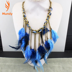 100 Pezzi/Sacchetto Piume Vivaci per Esche da Pesca a Mosca, Decorazioni Murali Boho, Sfilate di Mardi Gras, Costumi da Pirata, Accessori per Capelli da Sposa - Product Image 6