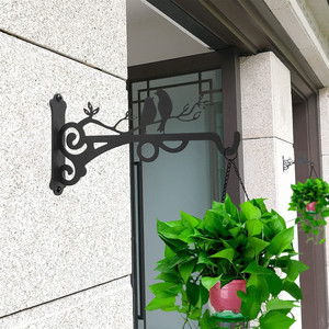 Multipurpose <strong>Hanging</strong> <strong>Basket</strong> Plant <strong>Brackets</strong> Outdoor Indoor Heavy Duty Solid Steel Plant Hangers - Product Image 5