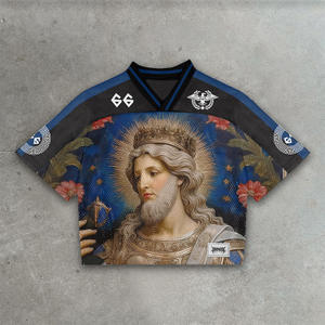 T-shirt à la mode pour hommes 2025 90s inspiré d'un motif floral audacieux en coton respirant coupe classique tenue décontractée - Product Image 5