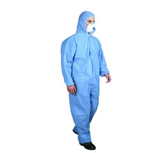 Hubei Wanli Oem En14126 tipo 5b 6b monouso medico di emergenza Ppe indumenti di protezione chimica indumenti protettivi CE