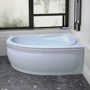 Free-<strong>Standing</strong> Corner Kids <strong>Bath</strong> Tub with Seat for Soaking and Shower <strong>Bath</strong> - Product Image 4