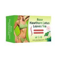 Tisane Minceur Naturelle aux Feuilles de Rose, d'Aubépine et de Lotus en Sachets – Saveur Florale Légère – Boisson Saine pour l'Énergie Quotidienne et le Bien-être Corporel