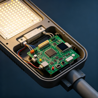 Contrôleur intelligent pour éclairage public PCBA, carte de gestion d'éclairage unique, OEM ODM