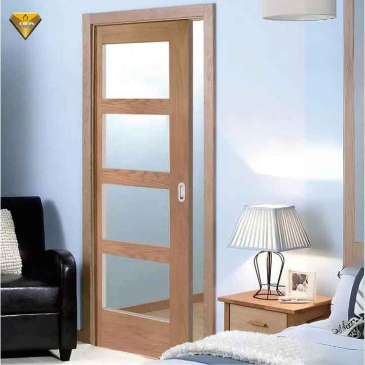 Modern Sliding Wooden Hidden Pocket Door High Quality SoftClose