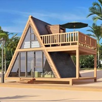 Maisons Triangulaires Extérieures - Maisons Modulaires Préfabriquées pour Attractions Touristiques, Vente Directe Usine