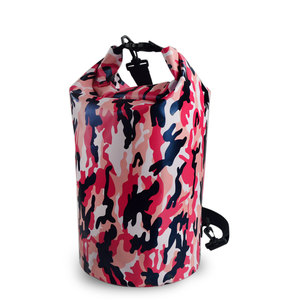 Gold Reach Unisex Fashion 15L Camping &amp; Hiking Round <strong>Ruck</strong> <strong>Sack</strong> Outdoor Waterproof Dry Bag with Shoulder Straps - Product Image 2