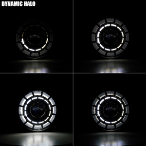 Phare LED Galaxy 7 pouces avec démarrage dynamique, DRL <span class=keywords><strong>blanc</strong></span>, <span class=keywords><strong>clignotant</strong></span> ambre, projecteur pour Wrangler JK Land Rover Defender - Product Image 5
