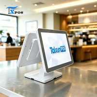 Nuevo Monitor Táctil POS Capacitivo Todo en Uno de 15 Pulgadas con Pantalla Dual Android 2026 para Restaurantes y Comercios Minoristas