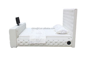 מיטת טלוויזיה קווין סייז הרמה באיכות גבוהה מודרנית למיטת חדר שינה - Product Image 2