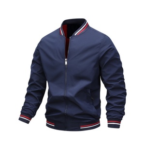 Blouson Bomber Homme Léger Coupe-Vent Décontracté Softshell Style Aviateur Hiver Automne Avec Poches - Product Image 1