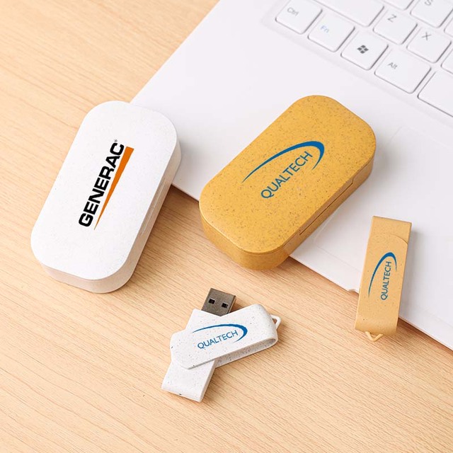 Wheat Straw Eco-Friendly Pendrive 2Gb Flash Drive 4Gb 8Gb Memory Stick 16Gb 32Gb Promotion Cle Usb 64Gb 128Gb Usb Thumb Drive