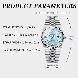 <span class=keywords><strong>Reloj</strong></span> de pulsera BINBOND <span class=keywords><strong>Original</strong></span> para hombre al aire libre, <span class=keywords><strong>reloj</strong></span> de cuarzo con fecha de semana para hombre, relojes luminosos impermeables de acero inoxidable para hombre, <span class=keywords><strong>Reloj</strong></span> - Product Image 6