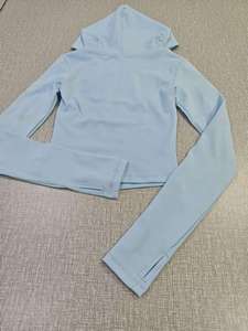Conjunto de Ropa Deportiva para <span class=keywords><strong>Mujer</strong></span> 2026, Sudadera con Cierre y Capucha de Color Sólido de Alta Calidad, con Logotipo Personalizable y Diadema, Transpirable, OEM, ODM - Product Image 4