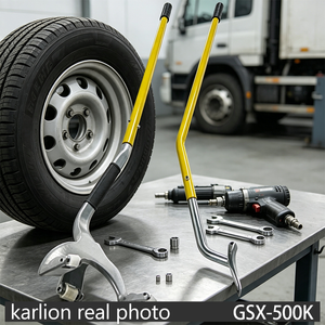 Herramientas grandes para desmontaje y montaje de neumáticos sin cámara, herramienta manual Maroni Rake para autobús y coche, unidad amarilla - Product Image 2