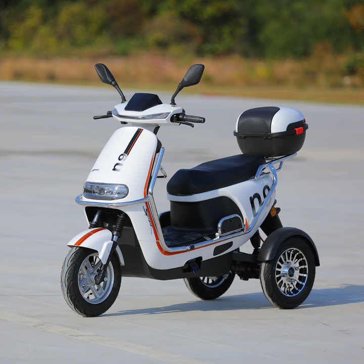 Electric Motorcycle Tricycle - 800W Motor & 3 Wheels